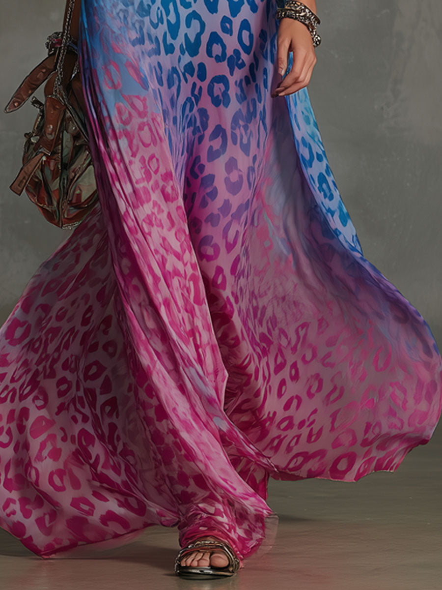 Vestido Maxi Leopardo