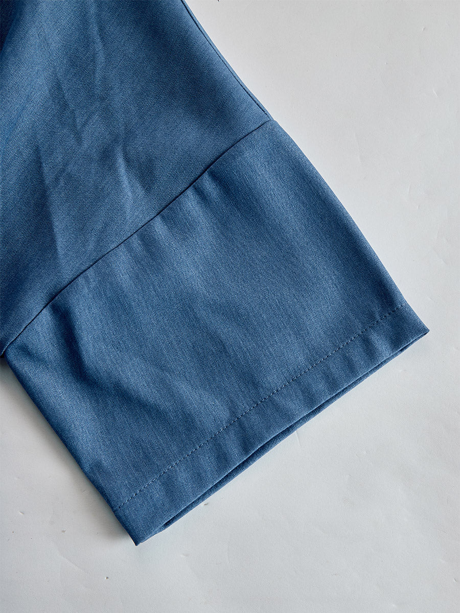 Vestido Maxi Denim Tencel