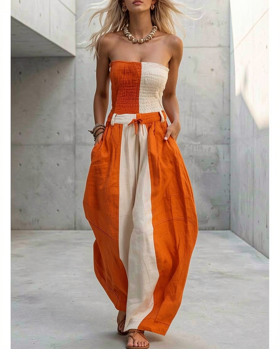 Mono Naranja Casual