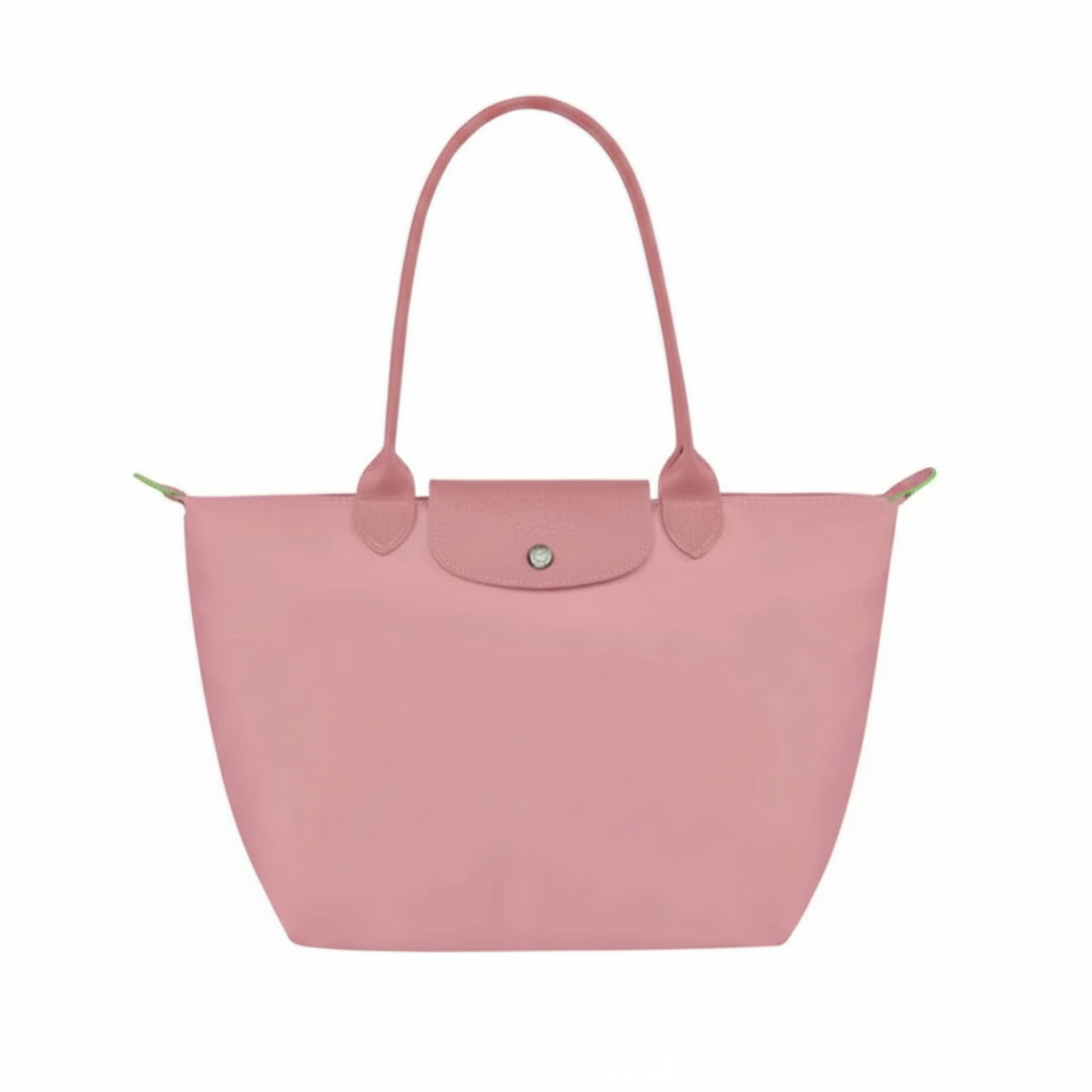 Bolso Tote Grande Plegable, Rosa Petale