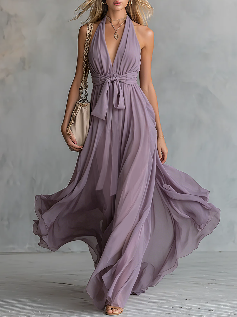 Vestido Maxi Halter