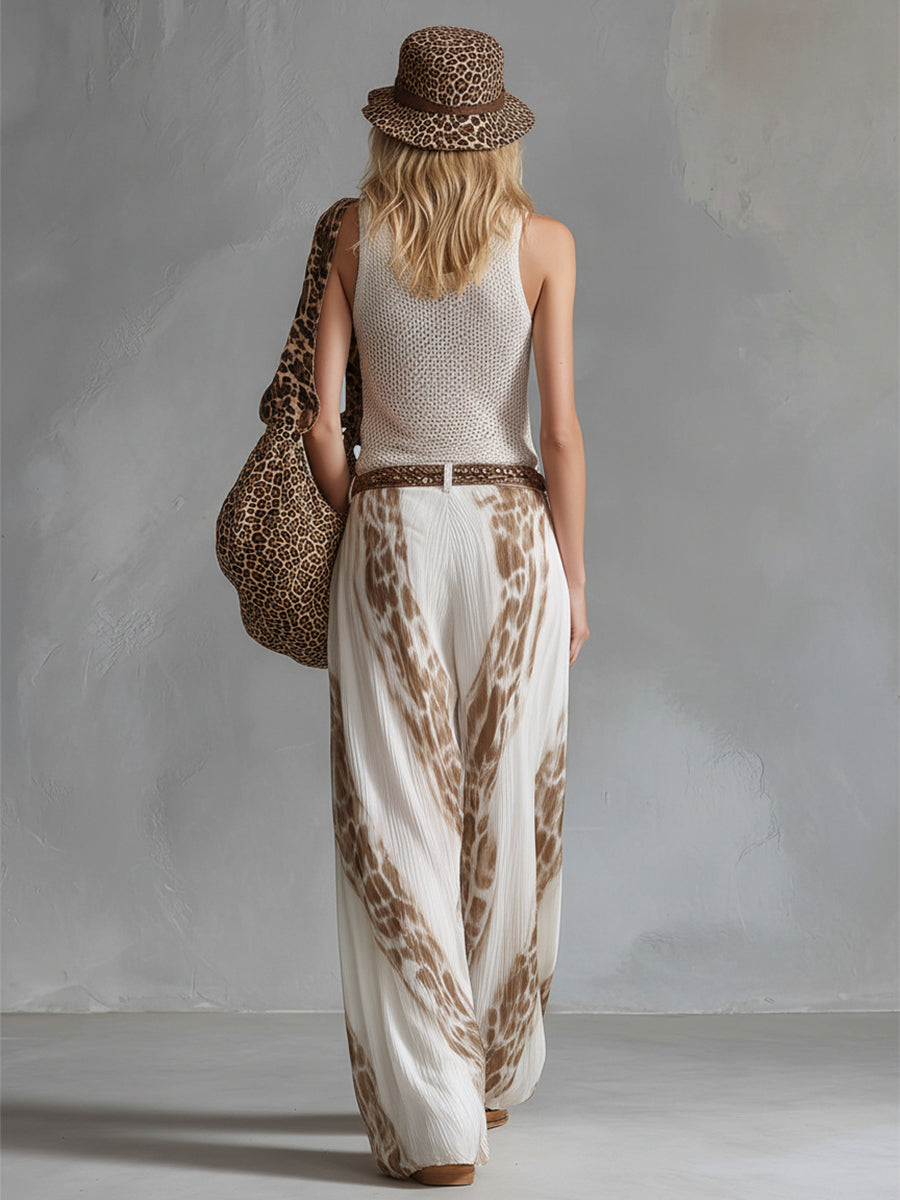 Pantalón Palazzo Estampado