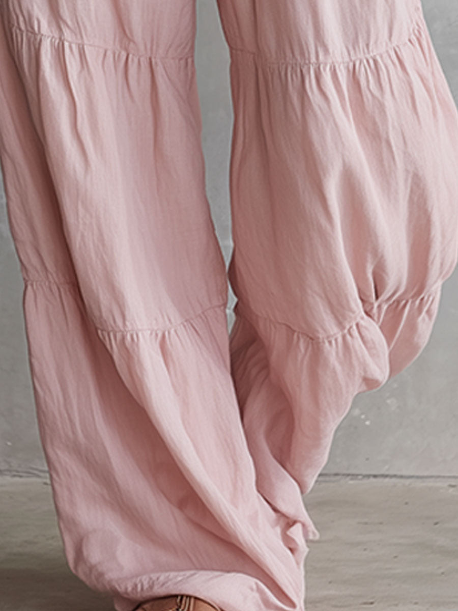 Mono Rosa con Volantes