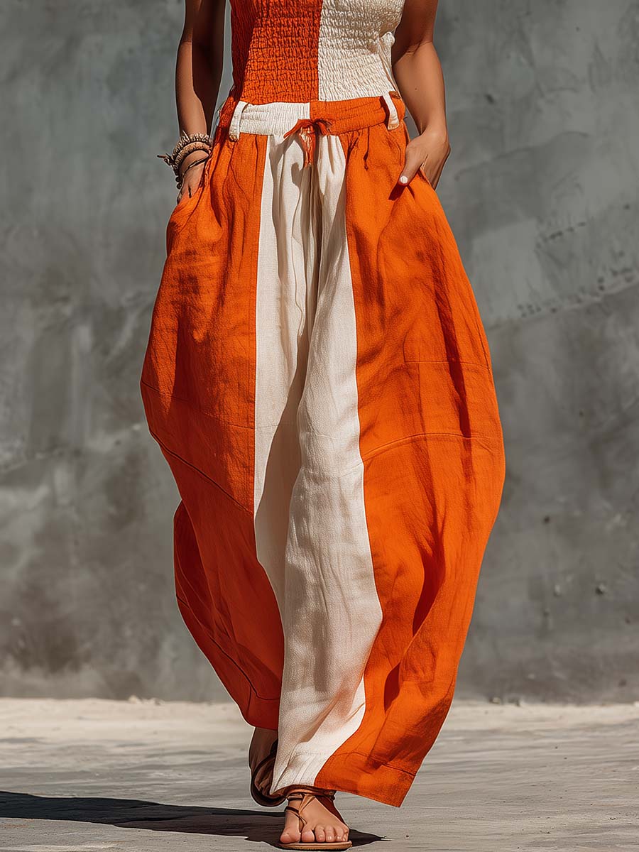 Mono Naranja Casual