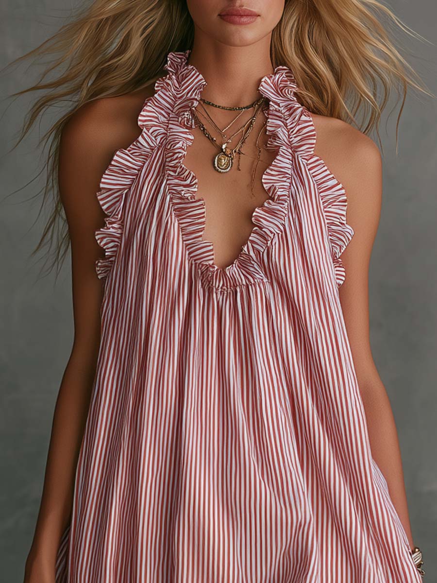 Vestido Mini de Rayas
