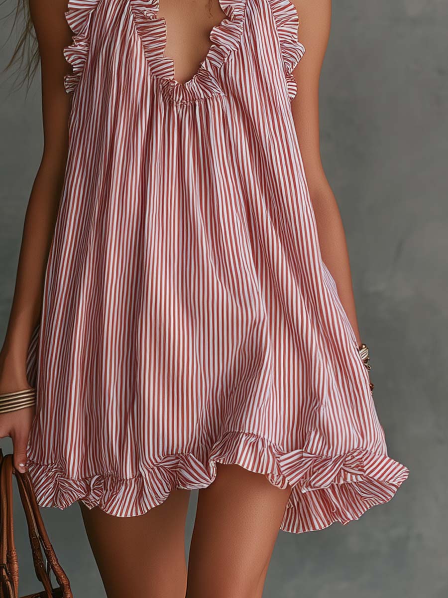Vestido Mini de Rayas
