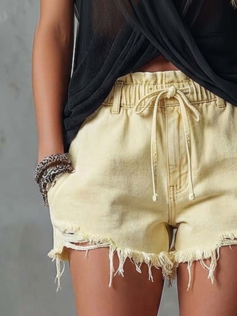 Short Denim Amarillo