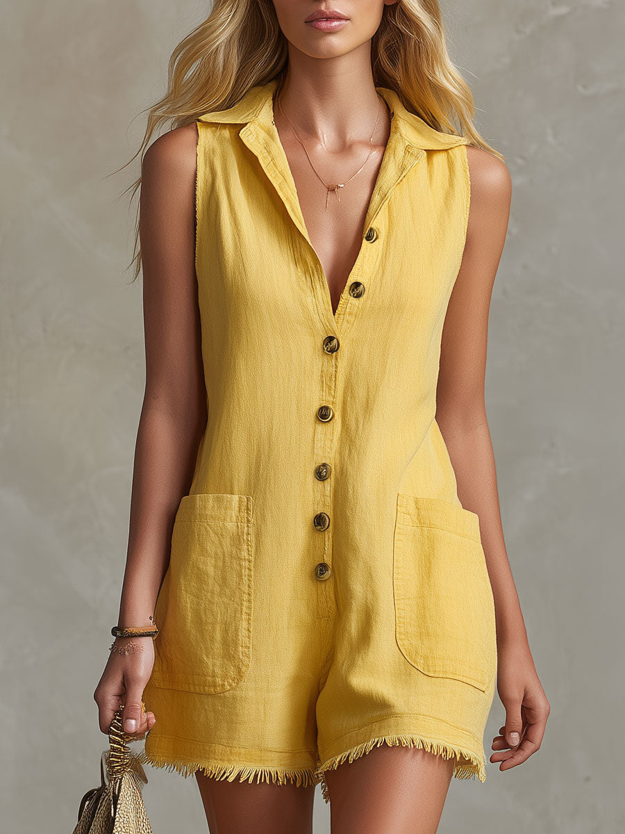 Mono Corto Amarillo Retro