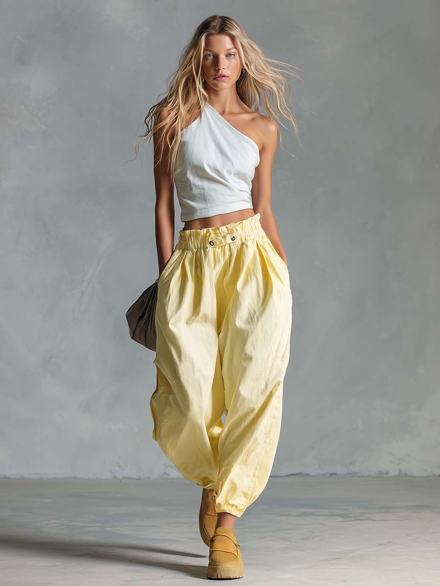Conjunto Blanco y Amarillo