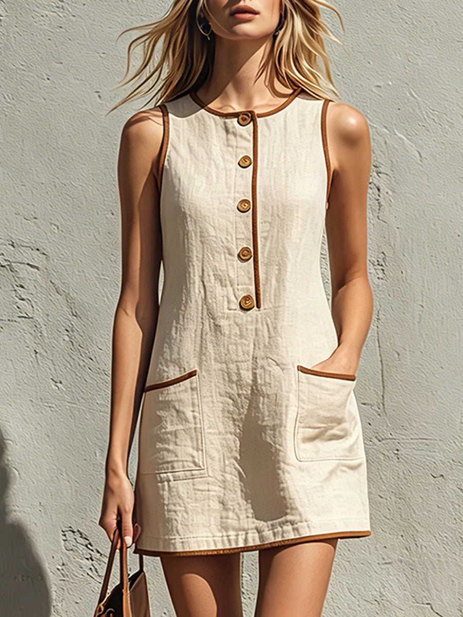 Vestido Denim Borlas