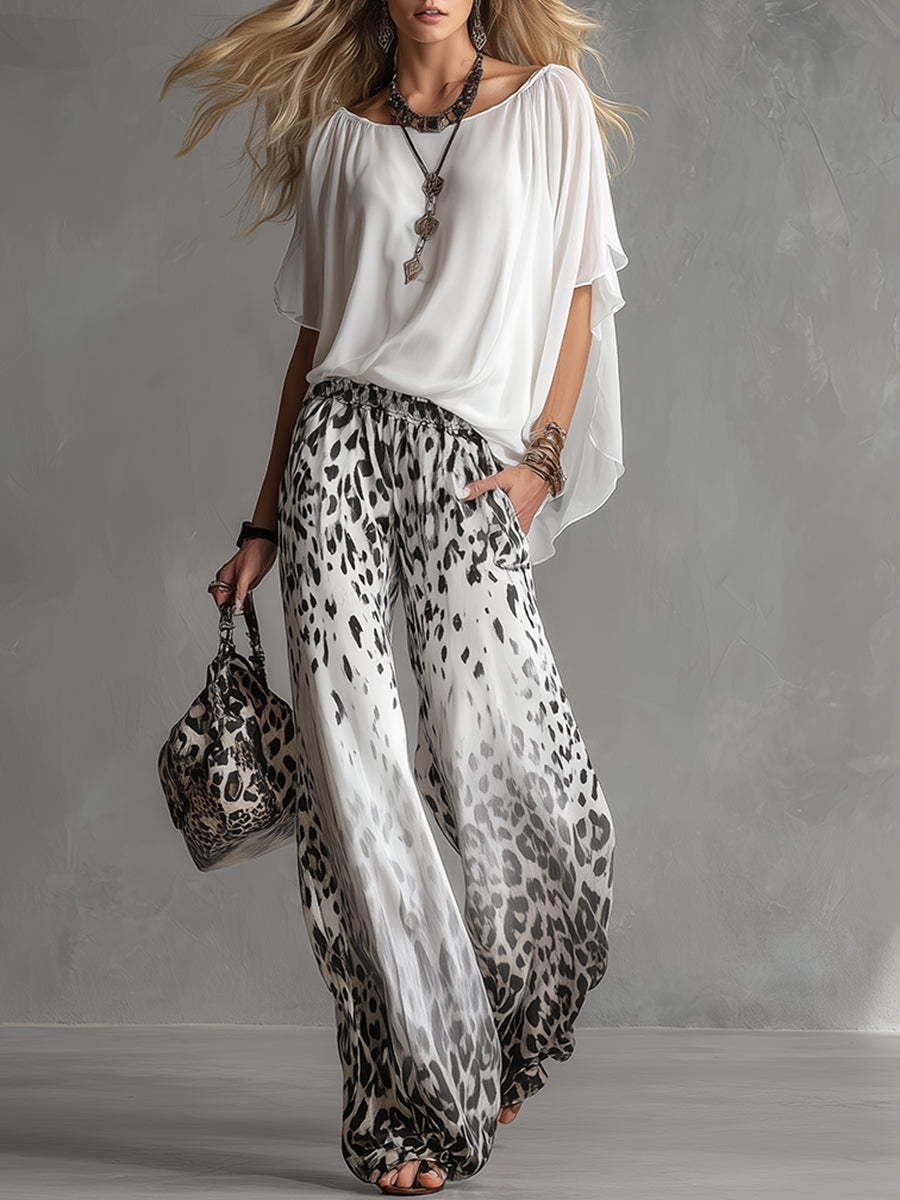 Conjunto Leopardo Elegante