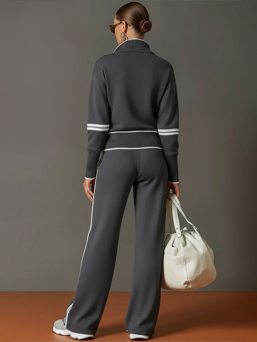 Conjunto Gris Casual