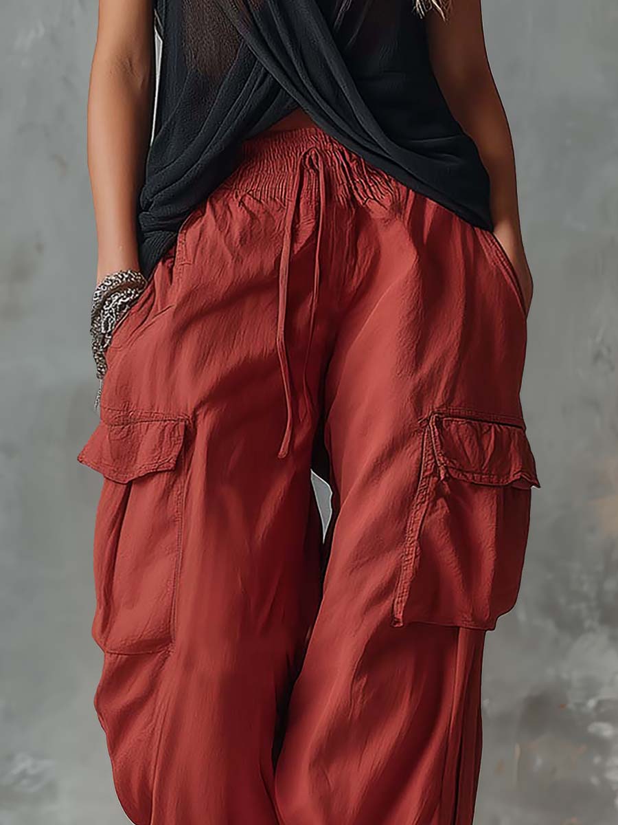 Pantalón Rojo Casual