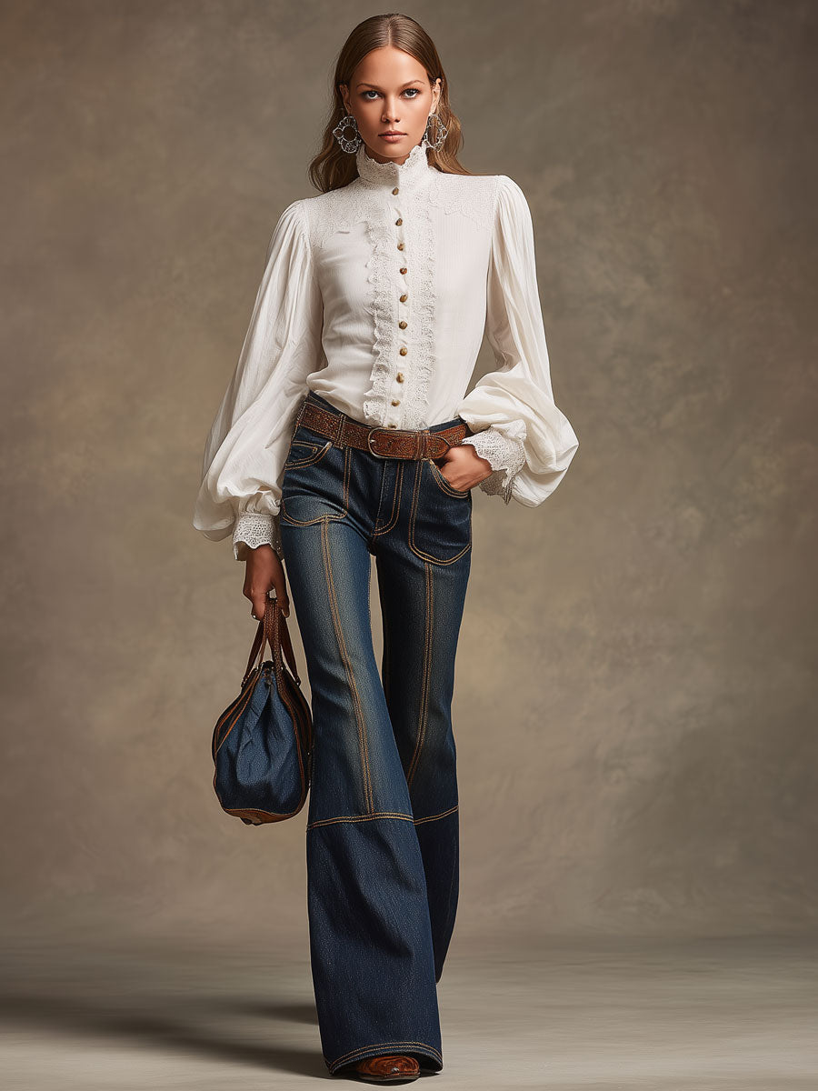 Jeans Náuticos Marrón