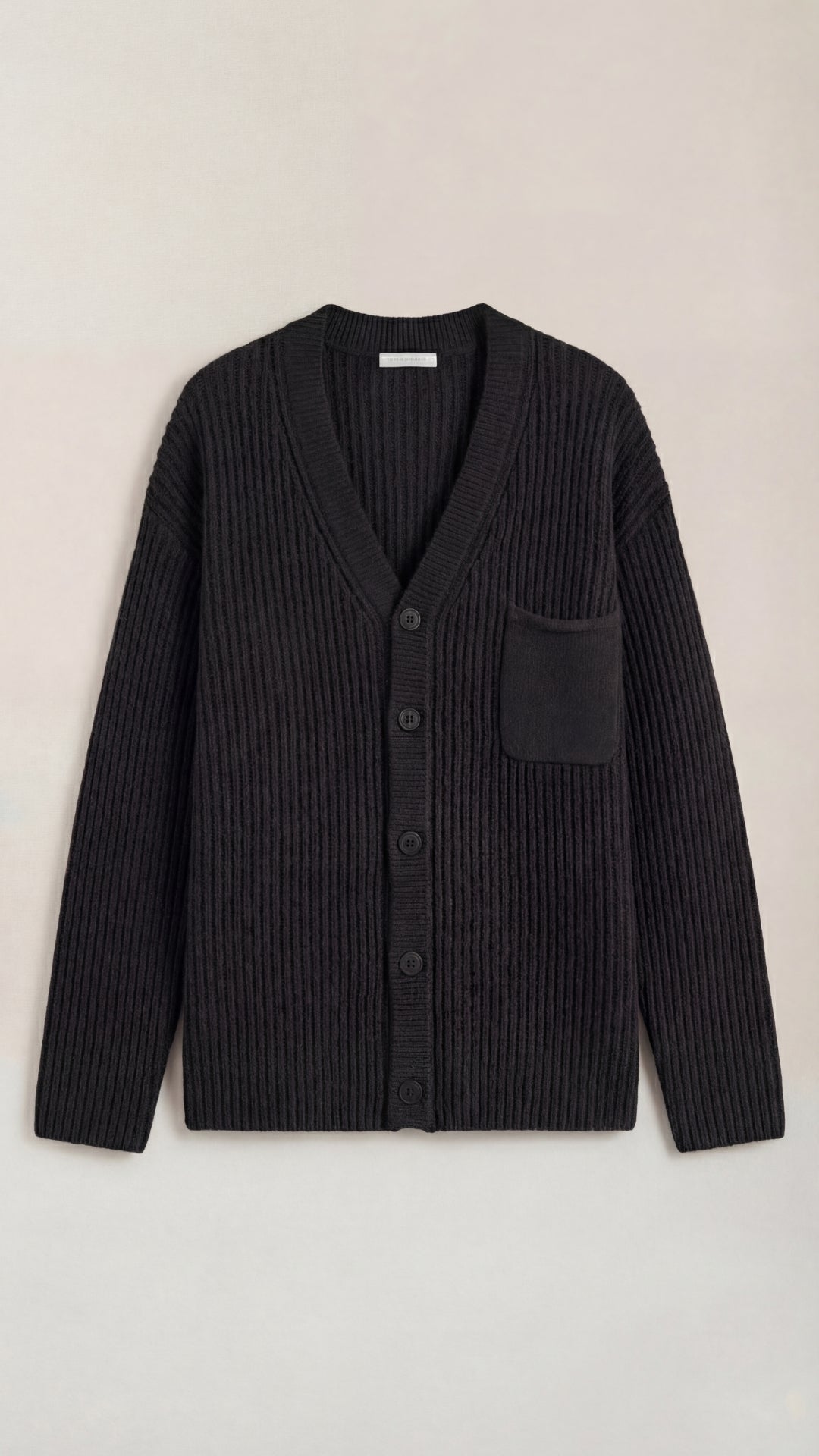 Cárdigan oversize de punto con textura envolvente