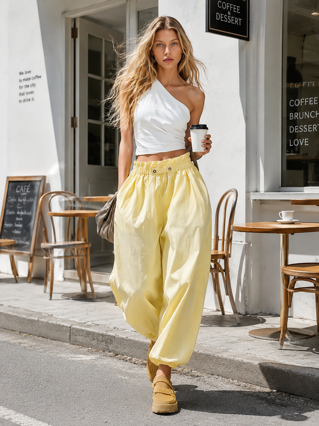 Conjunto Blanco y Amarillo