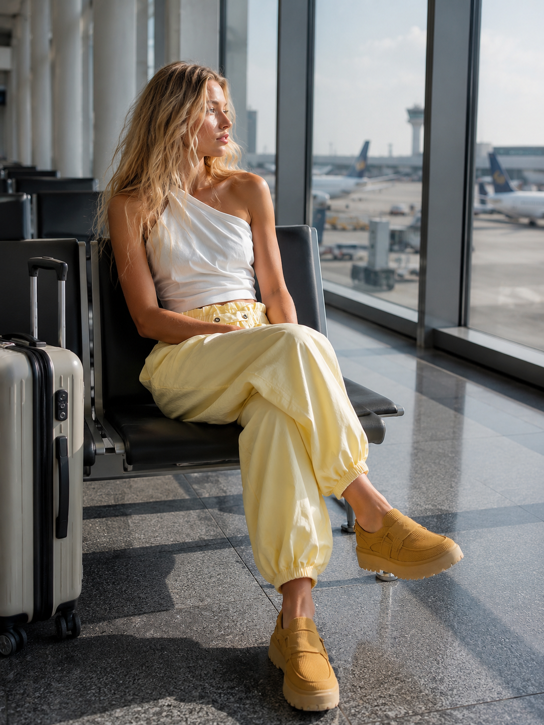 Conjunto Blanco y Amarillo