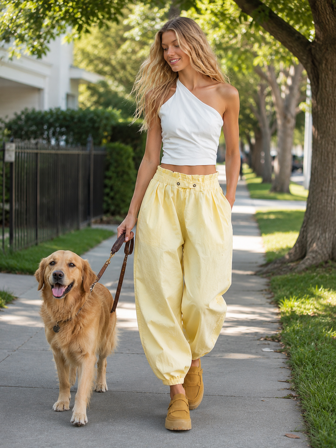 Conjunto Blanco y Amarillo