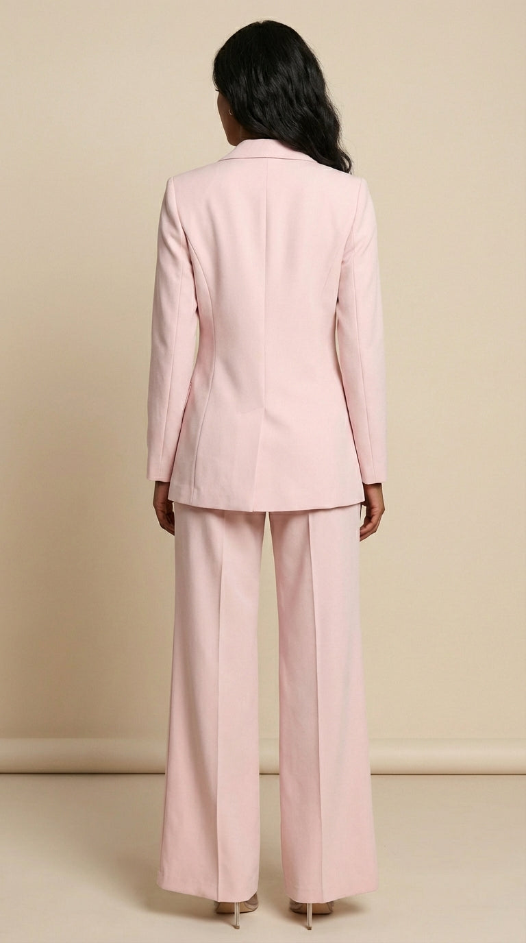 Conjunto de Blazer y Pantalón Fluido