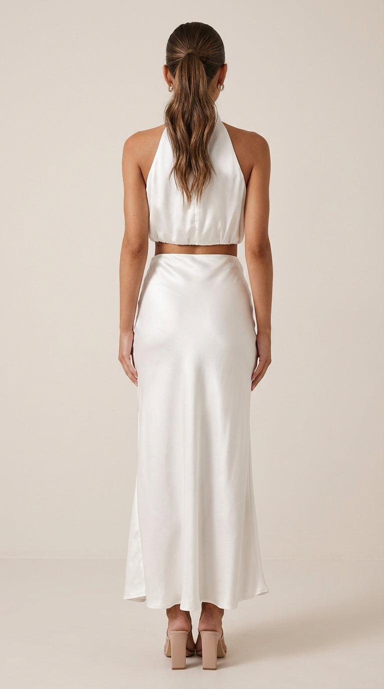 Conjunto de dos piezas de diseño refinado