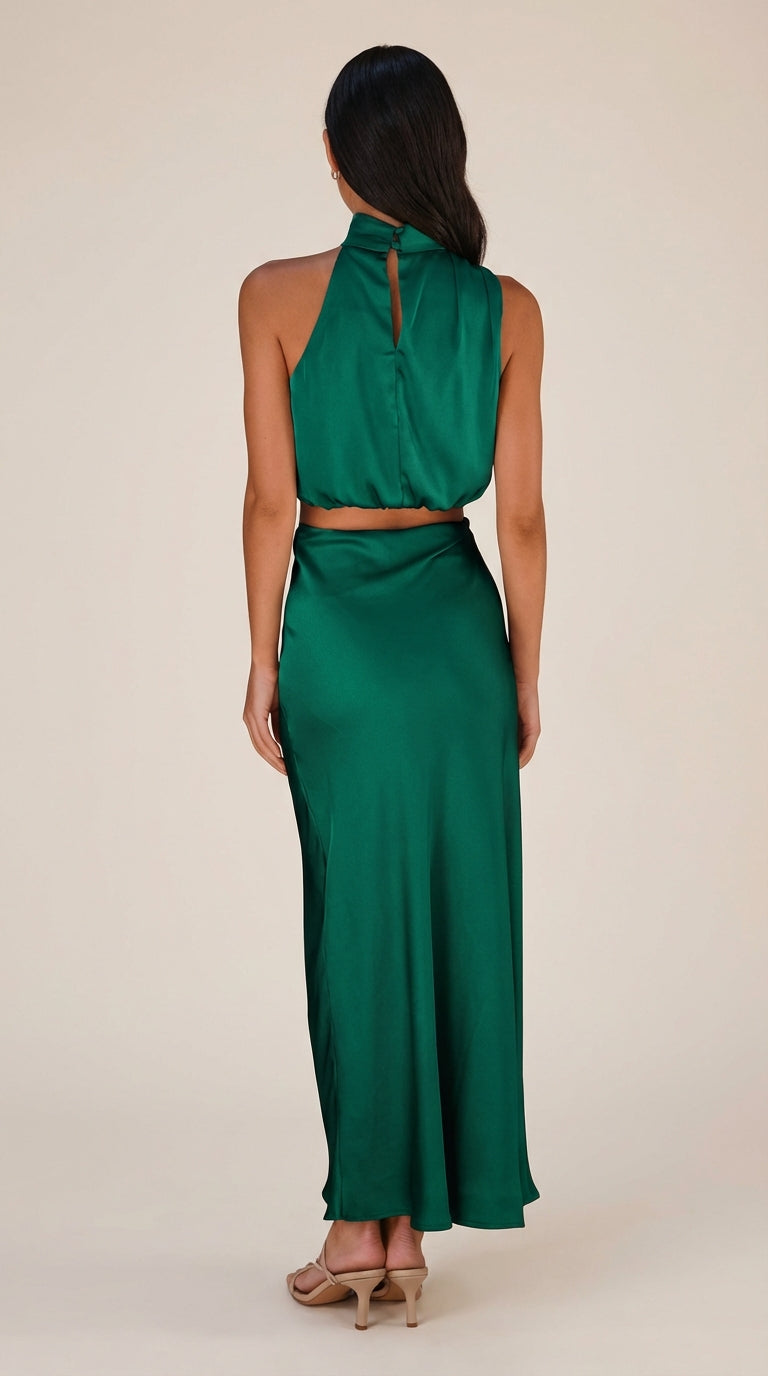 Conjunto de dos piezas de diseño refinado