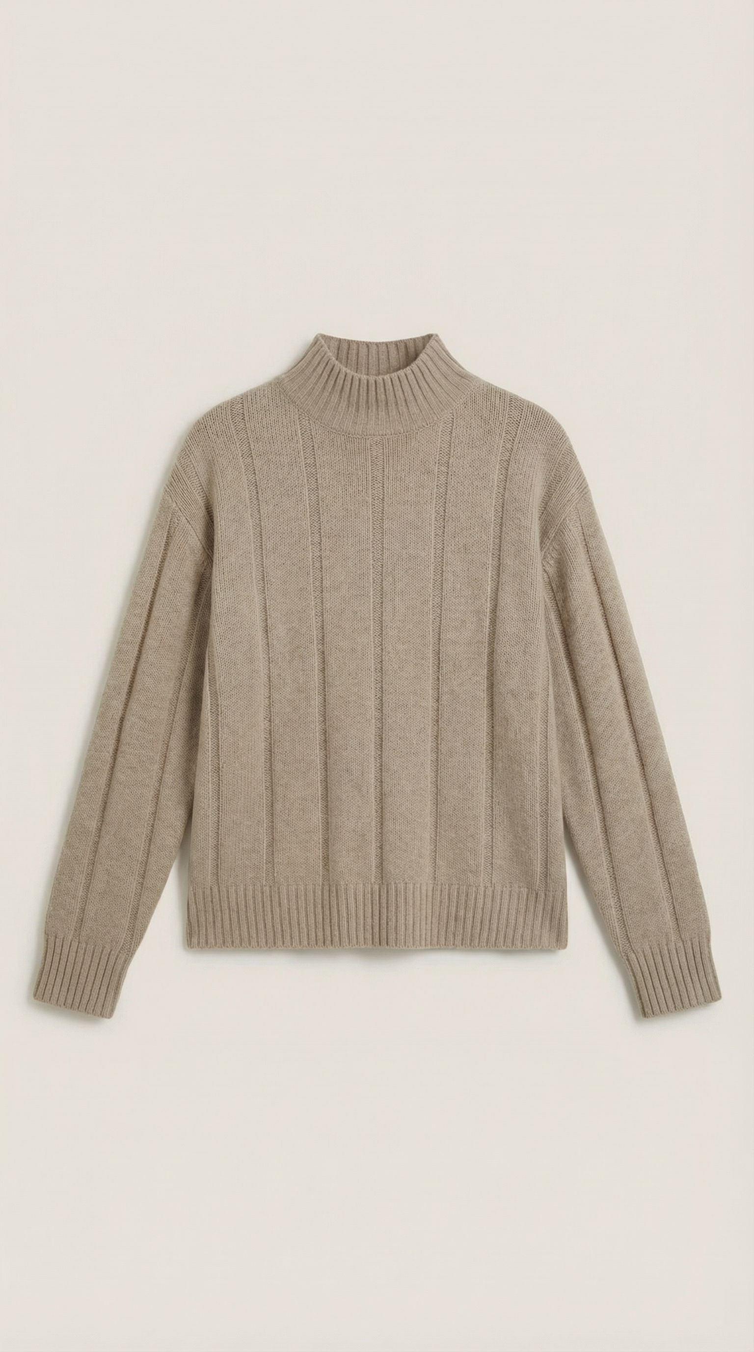 Conjunto de suéter de punto y pantalones amplios coordinados