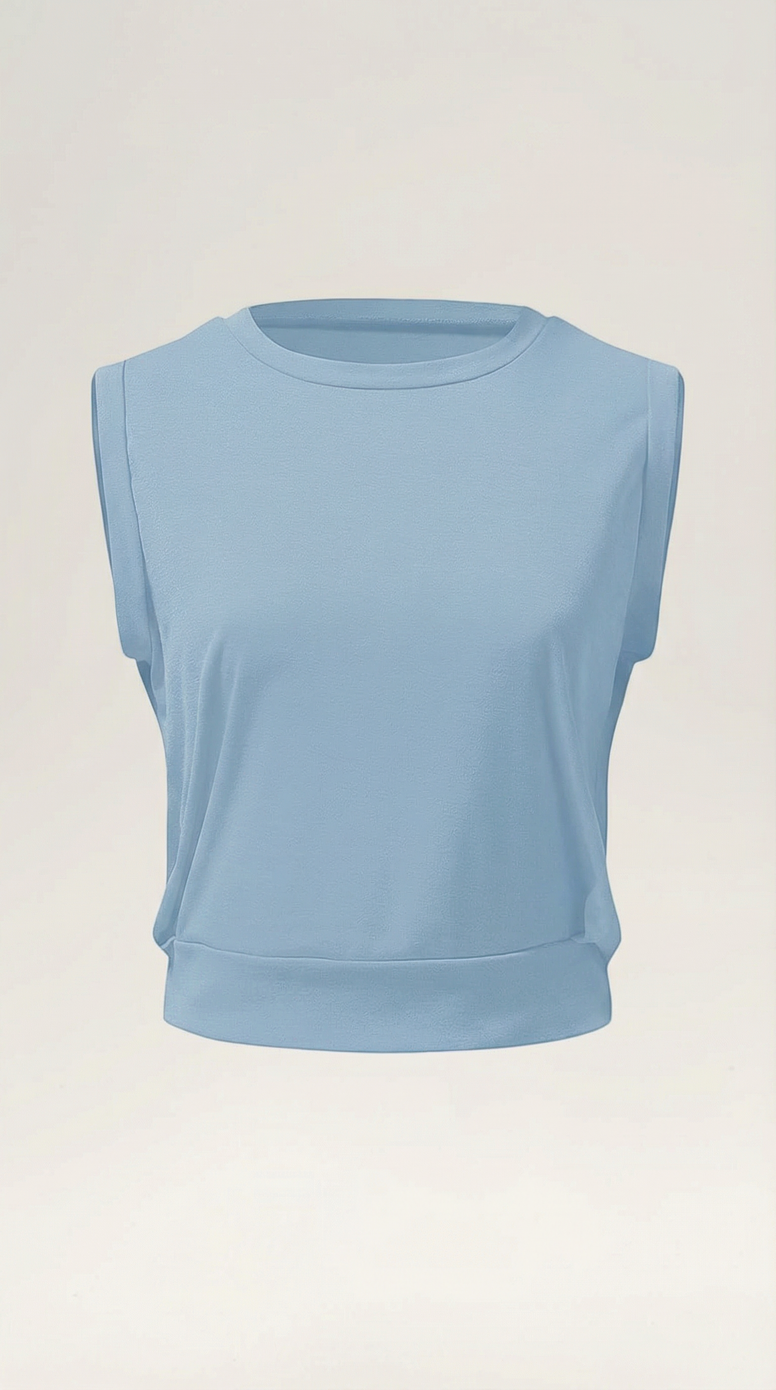 Crop top básico de silueta moderna