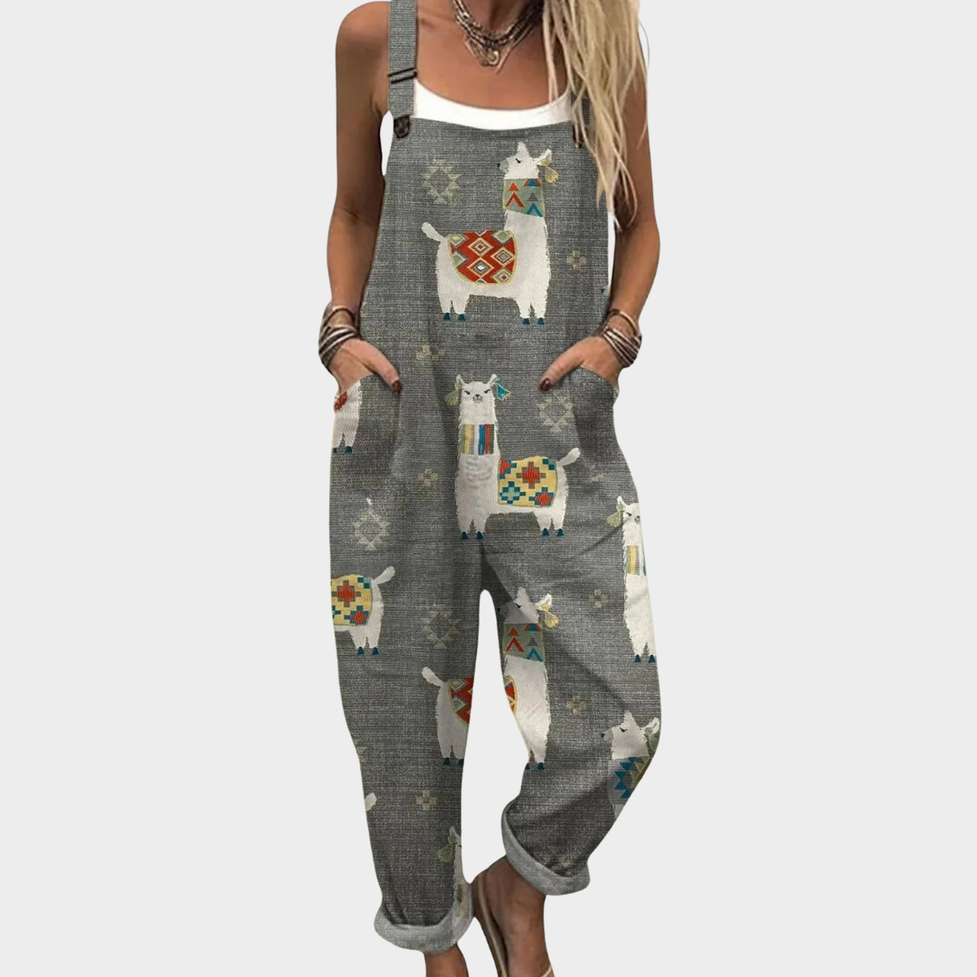Estela | Peto con llamas bohemias grises