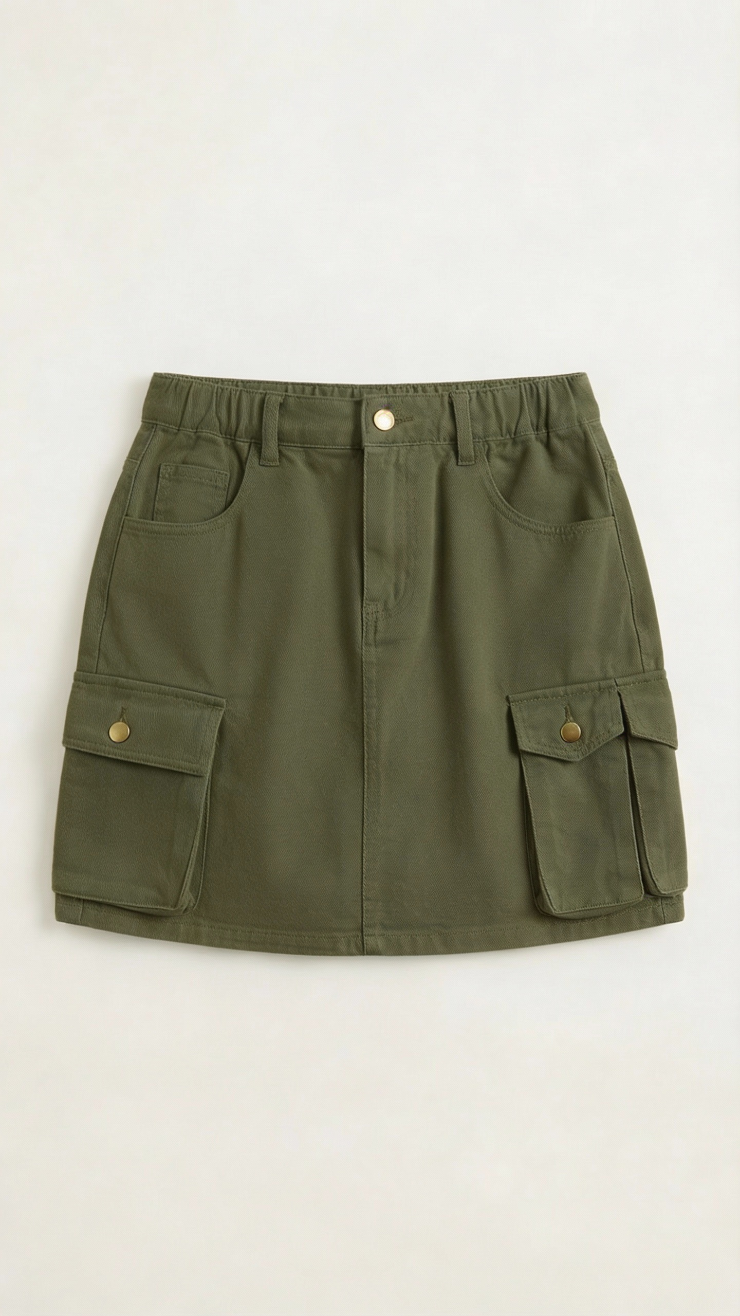 Falda cargo de estilo utilitario moderno