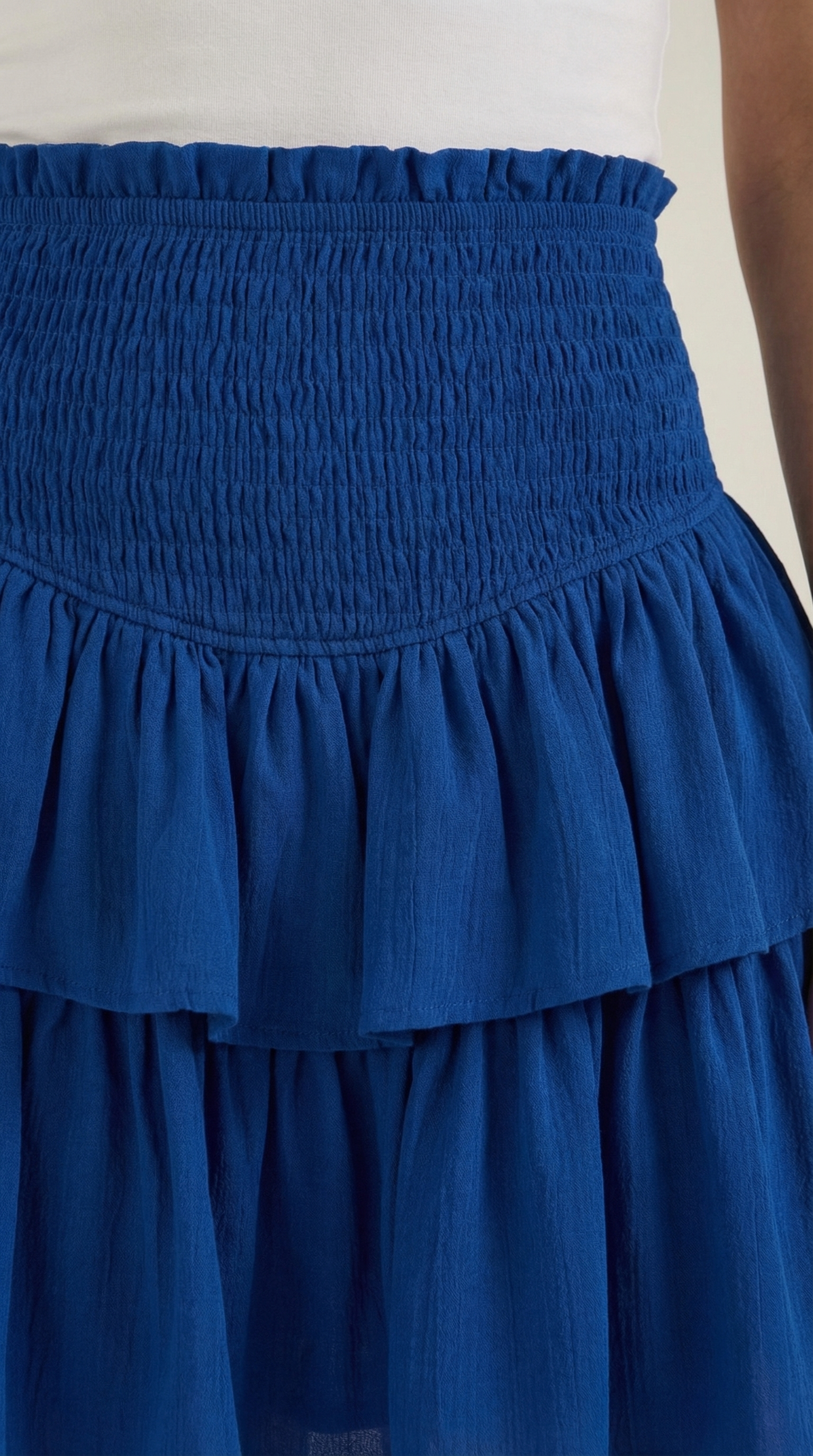 Falda con volantes de inspiración romántica