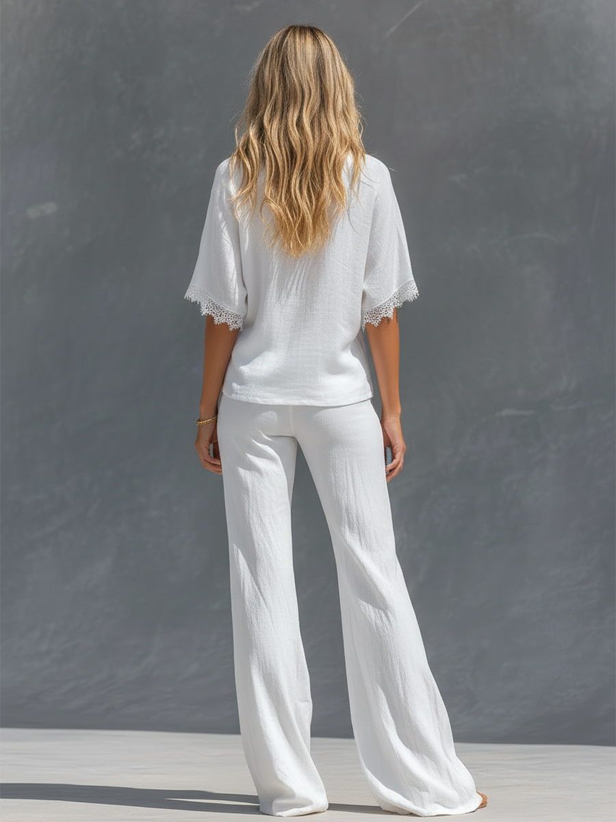 Conjunto Blanco Retro