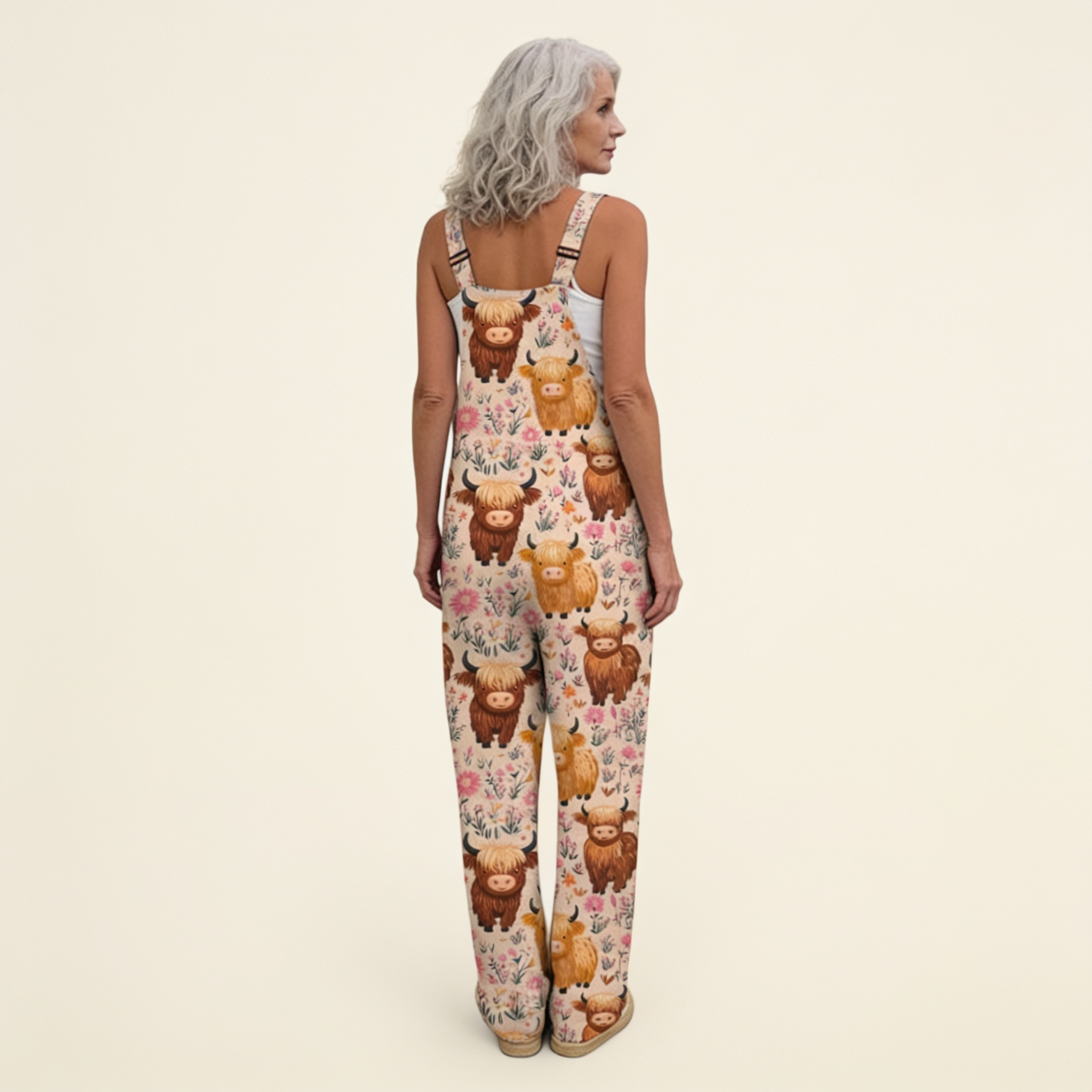 Gracia | Peto con estampado floral bohemio