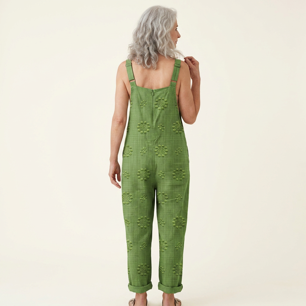 Juana | Peto con textura natural en verde