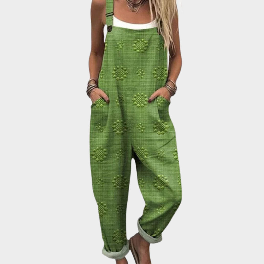 Juana | Peto con textura natural en verde