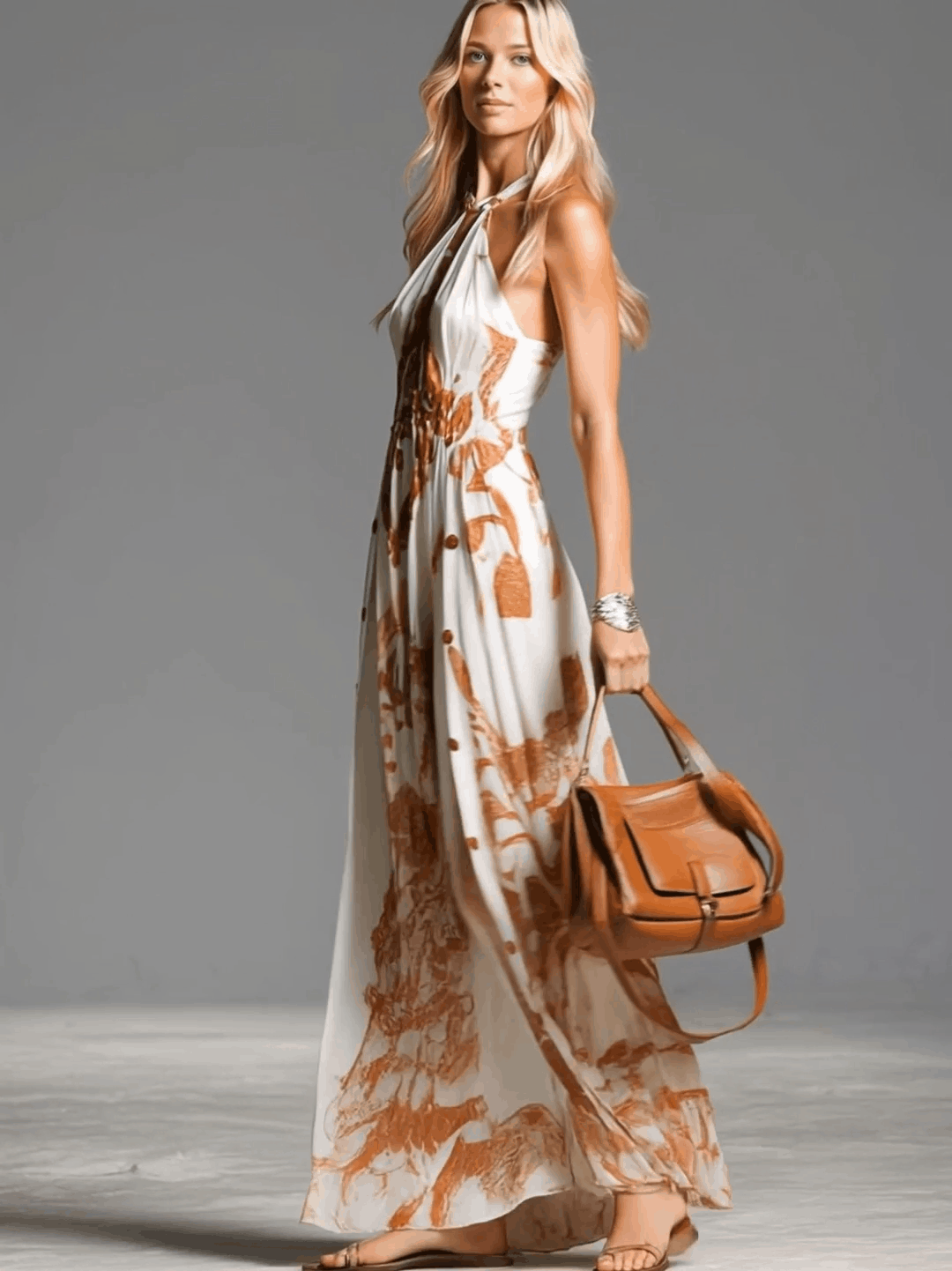Vestido Maxi Boho Western