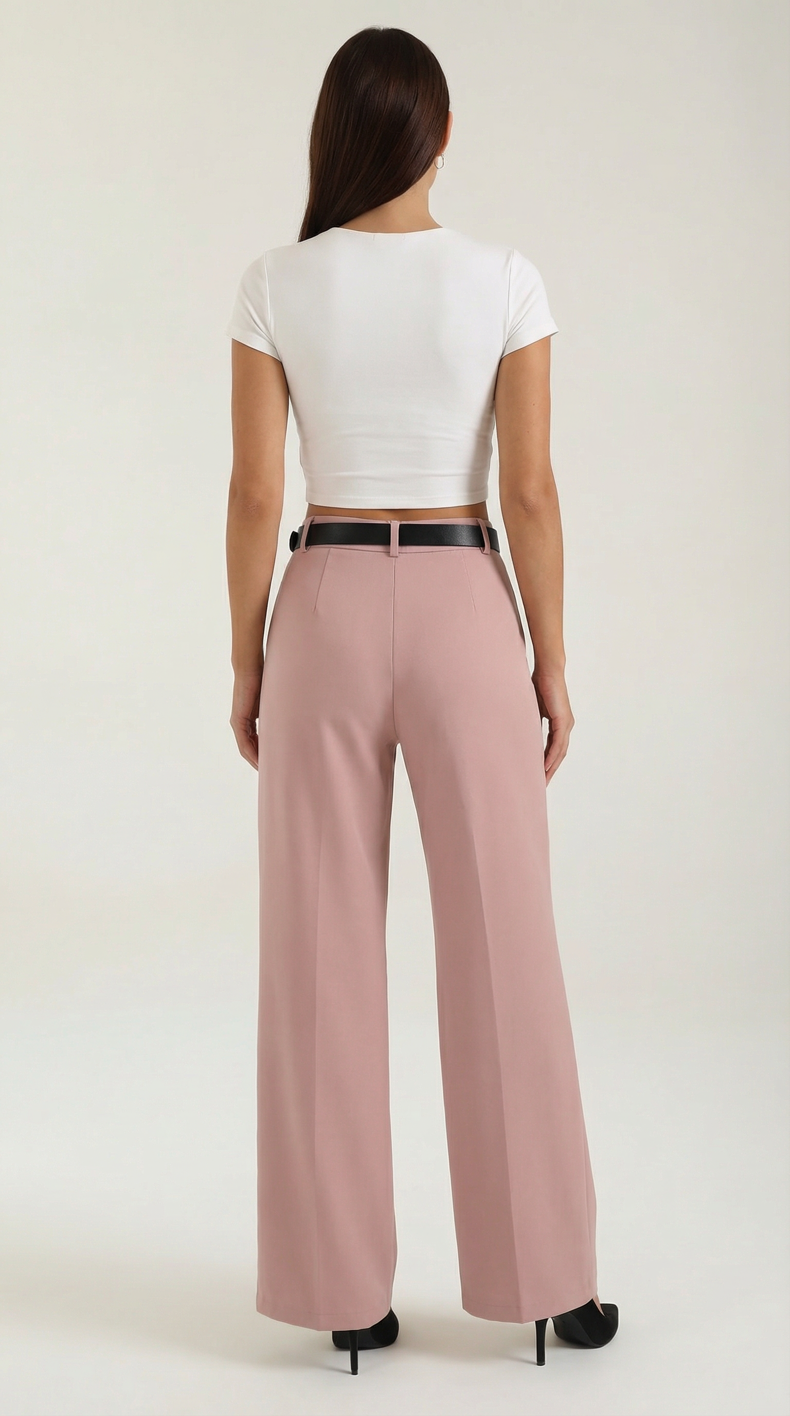 Pantalón ancho de tejido fluido