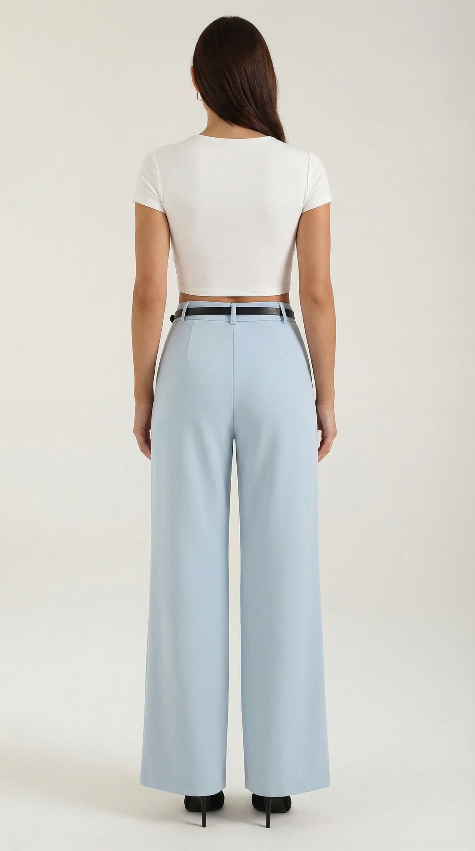 Pantalón ancho de tejido fluido