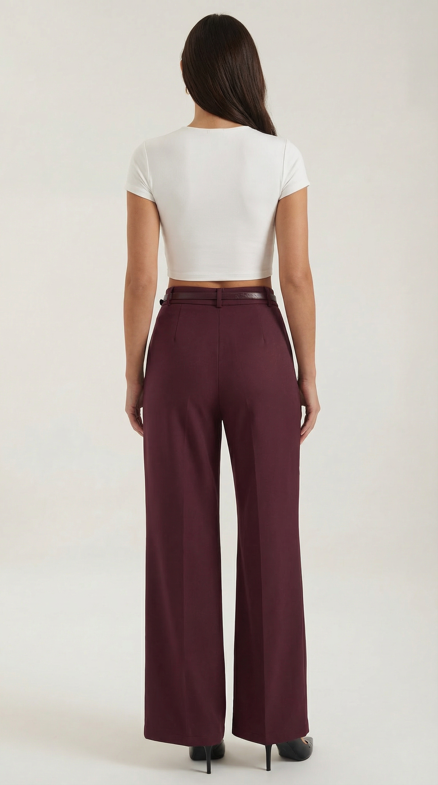 Pantalón ancho de tejido fluido