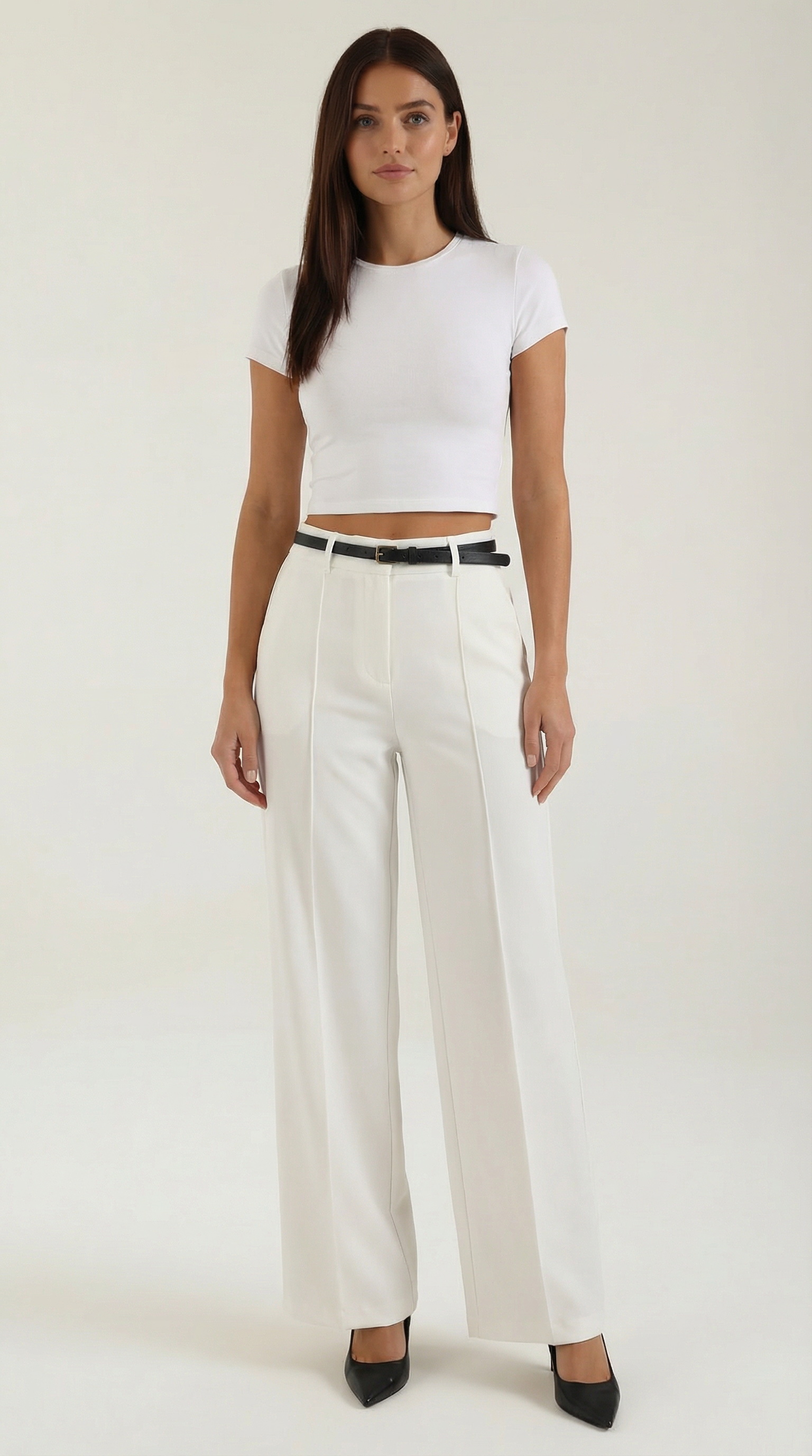 Pantalón ancho de tejido fluido