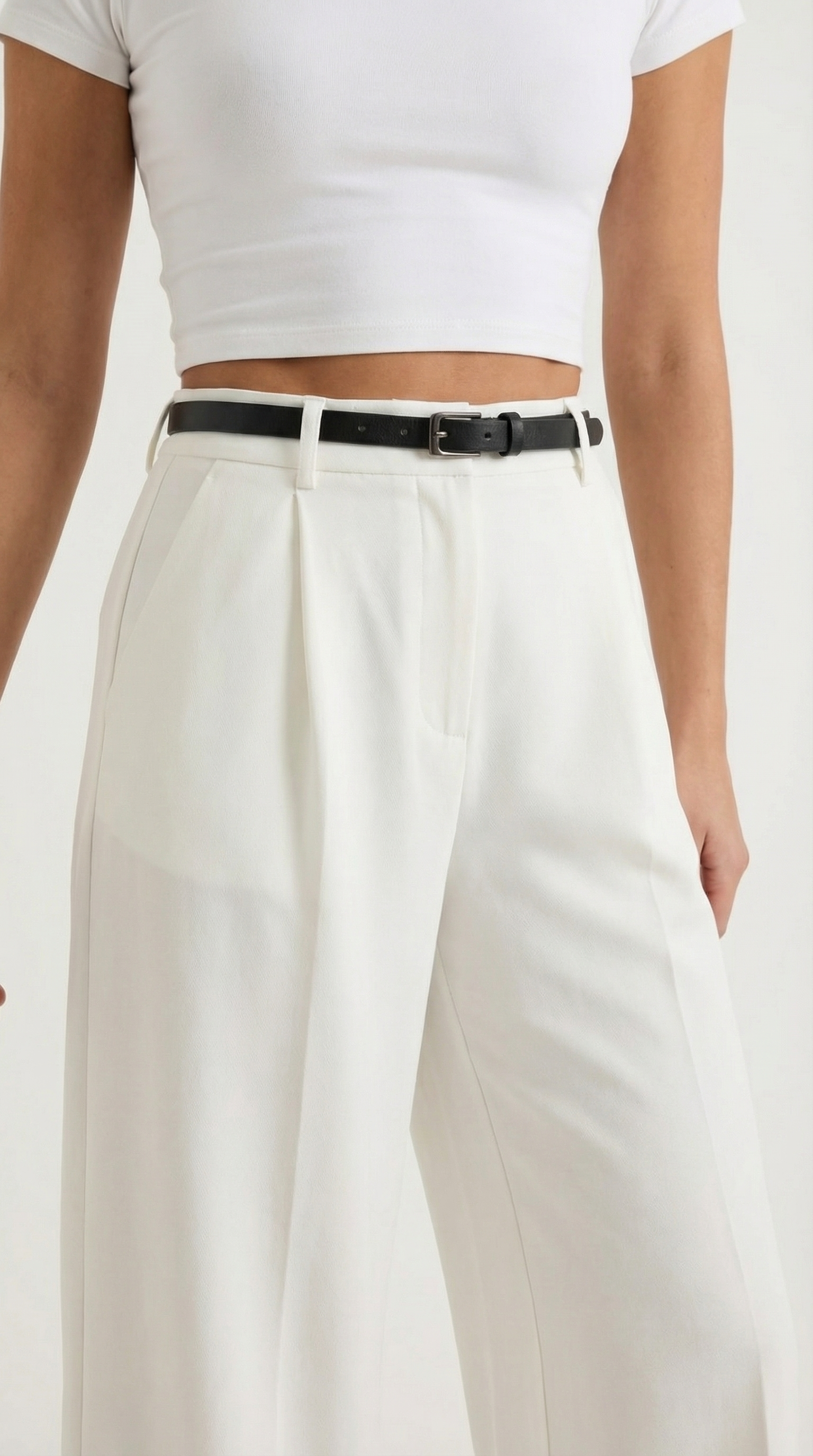 Pantalón ancho de tejido fluido