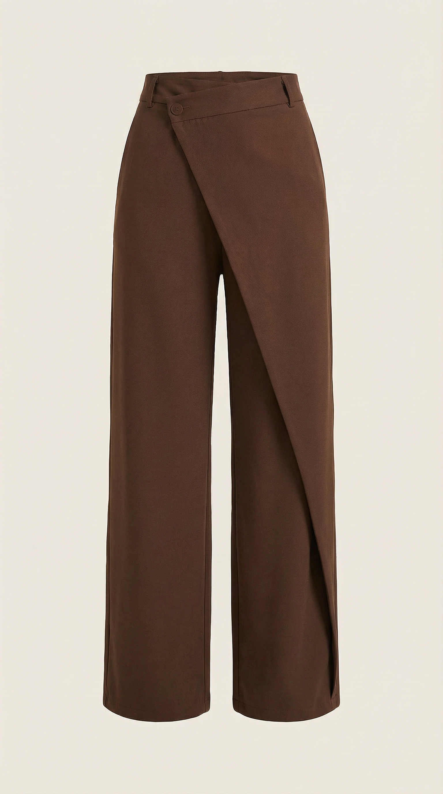 Pantalón asimétrico de silueta moderna