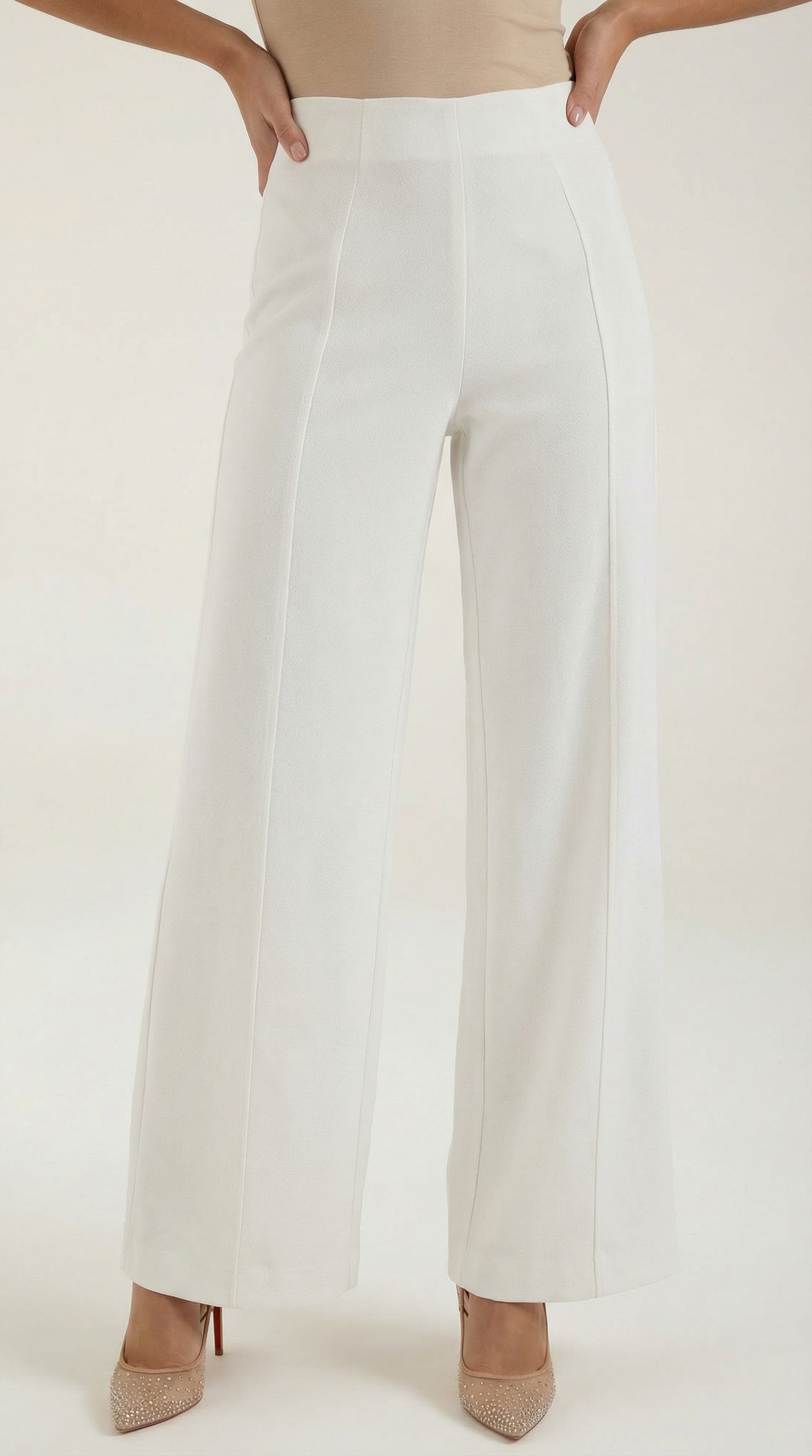 Pantalón baggy de cintura media