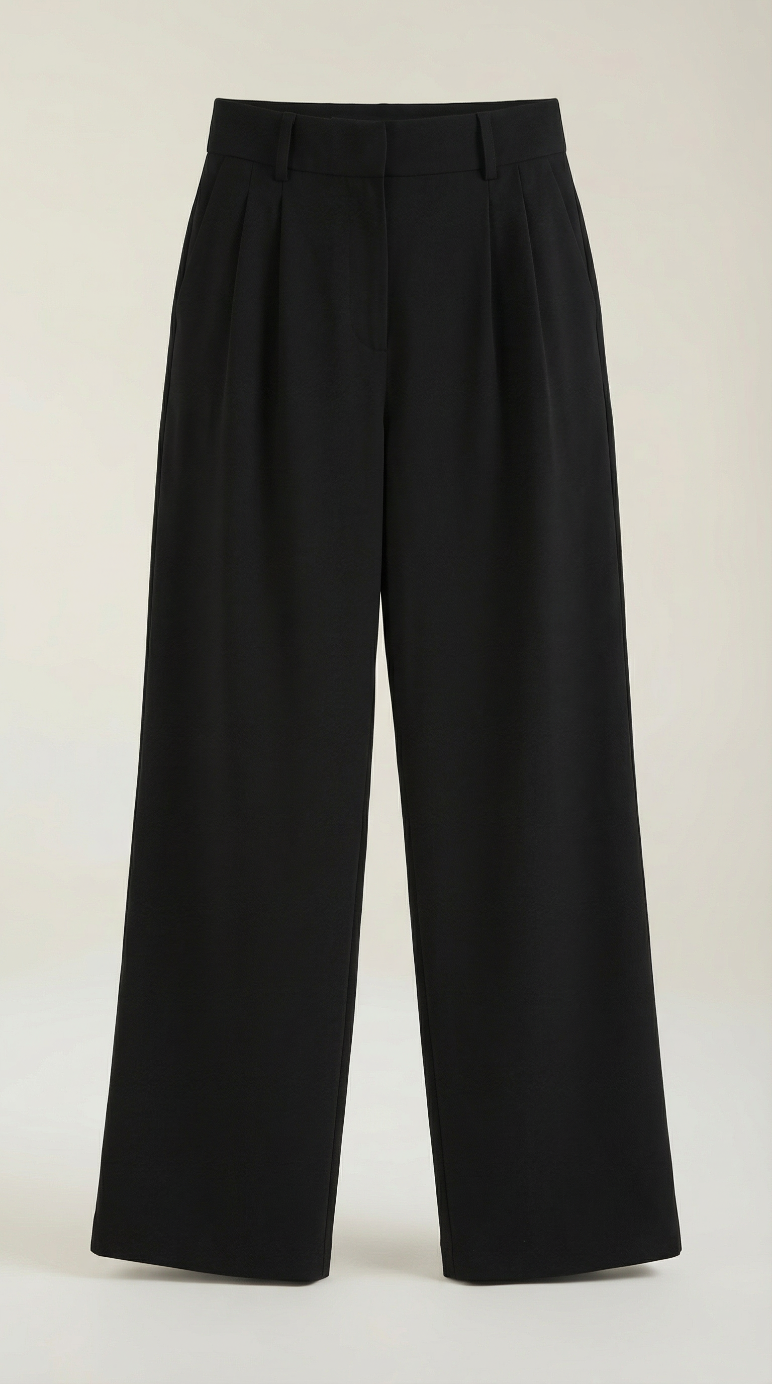 Pantalón de pierna ancha de caída fluida