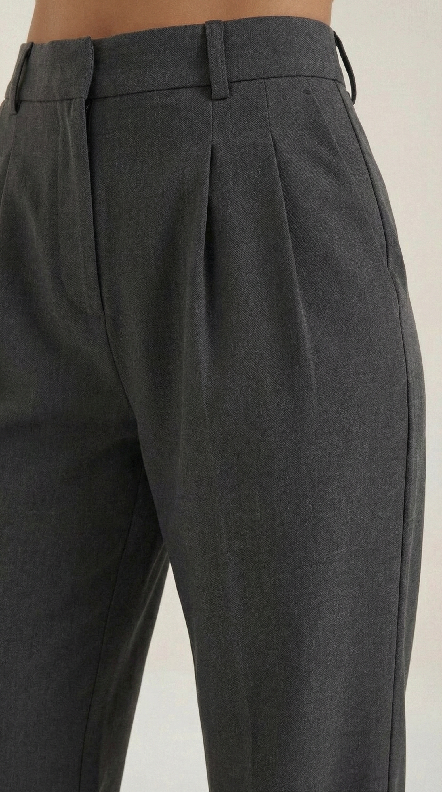 Pantalón de pierna ancha de caída fluida