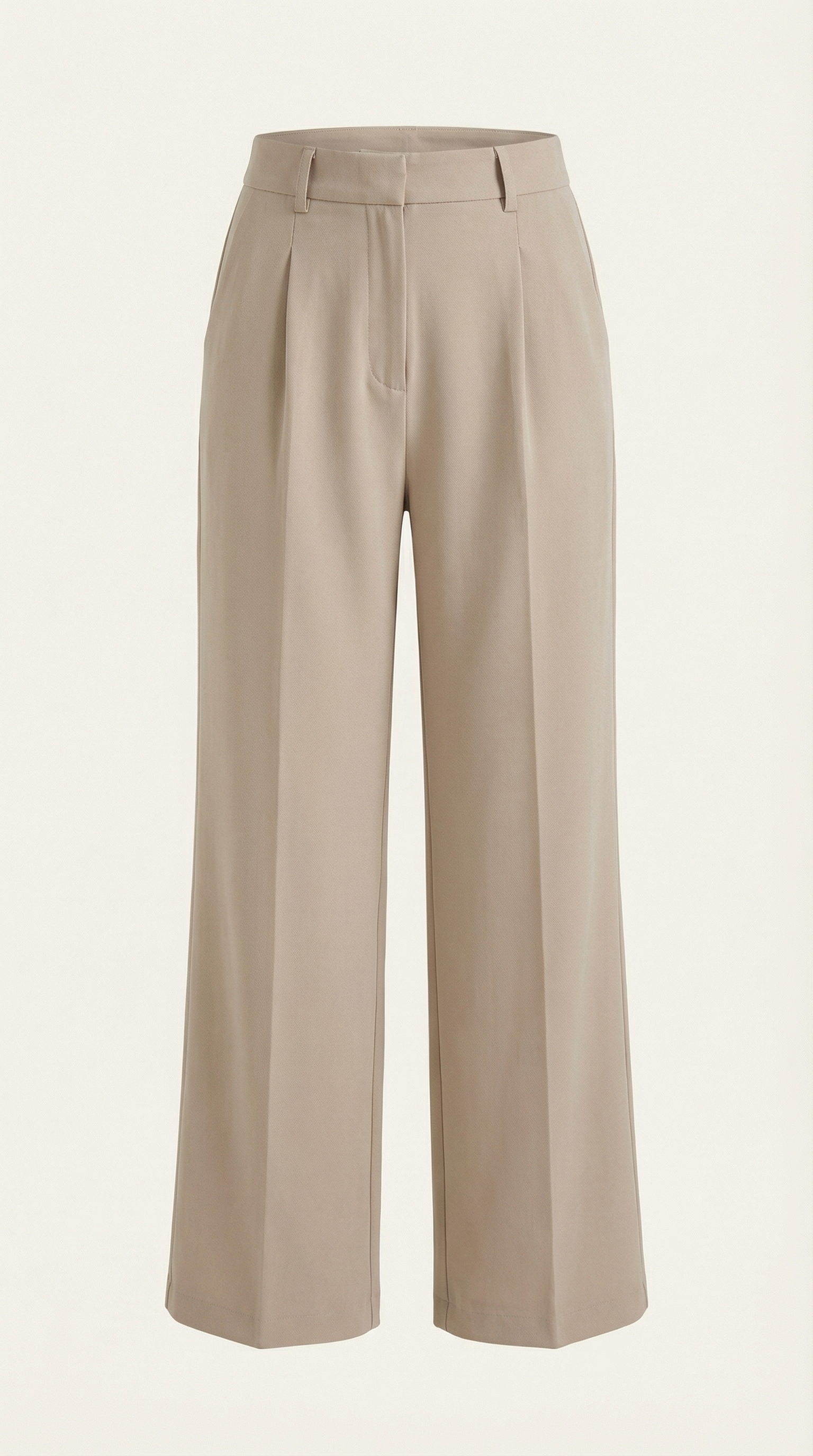 Pantalón de pierna ancha de caída fluida