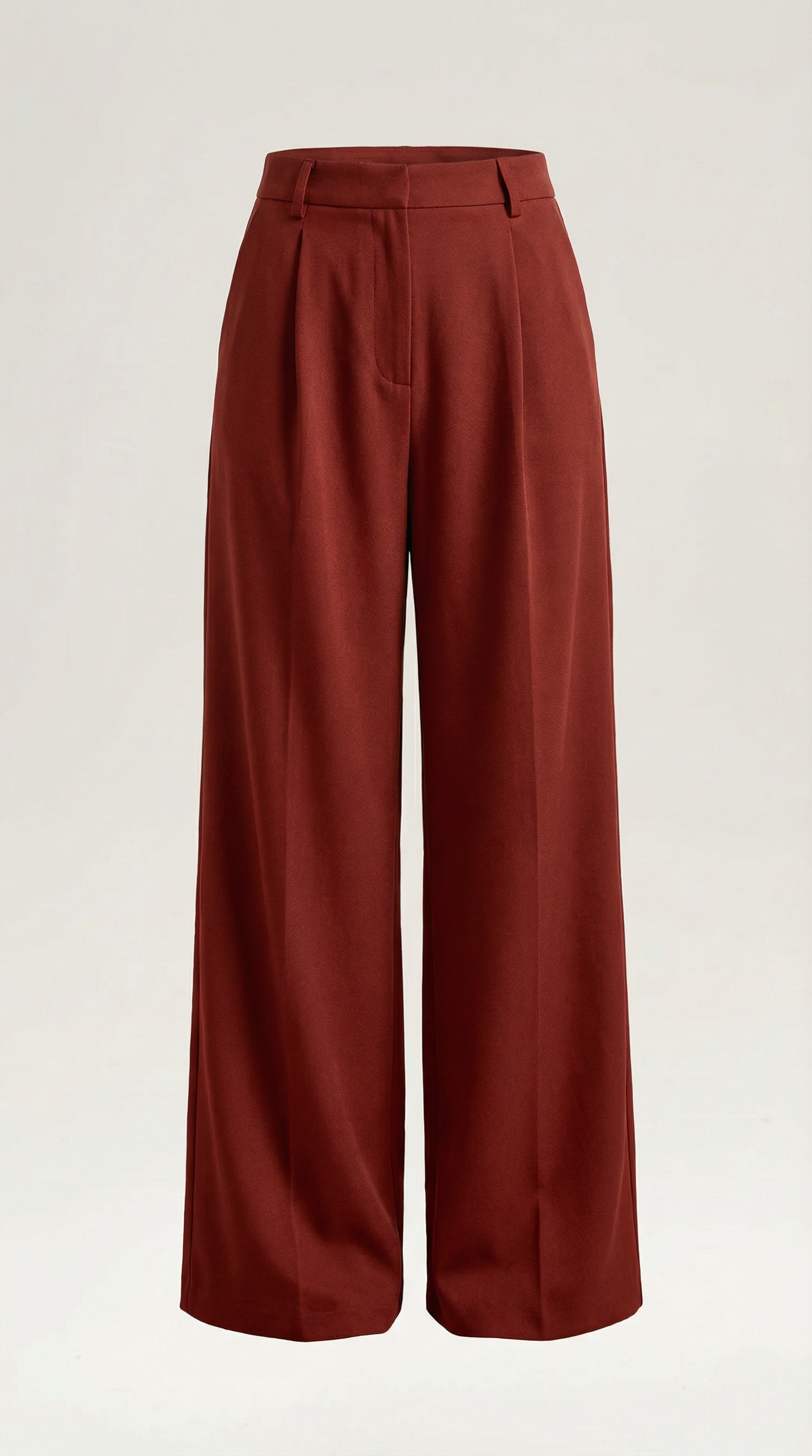 Pantalón de pierna ancha de diseño minimalista