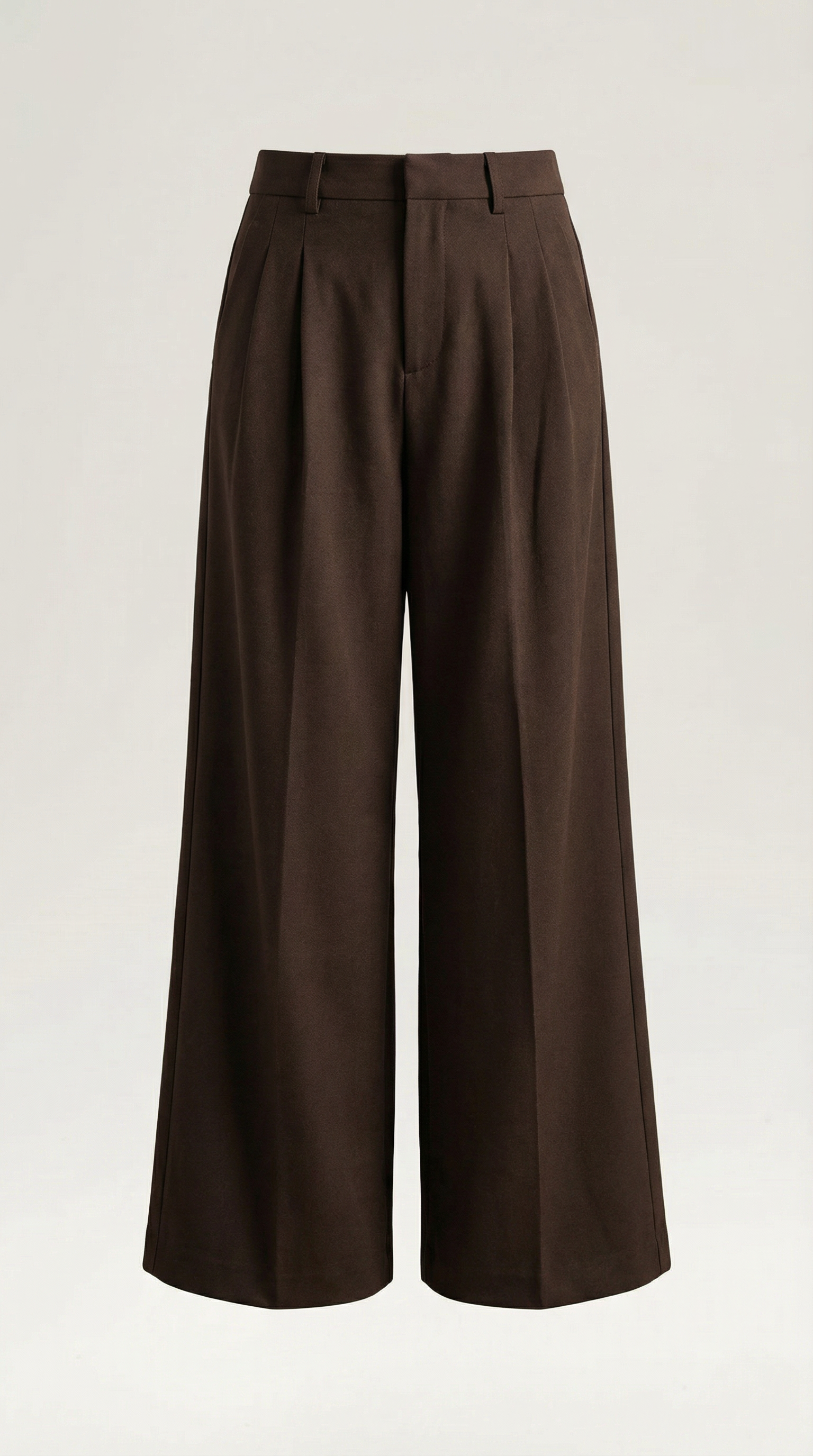 Pantalón de pierna ancha de diseño minimalista