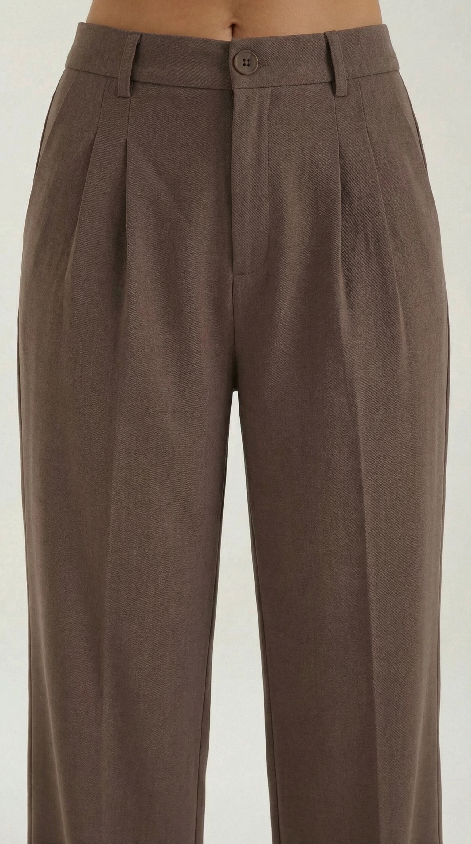 Pantalones de oficina de pierna ancha