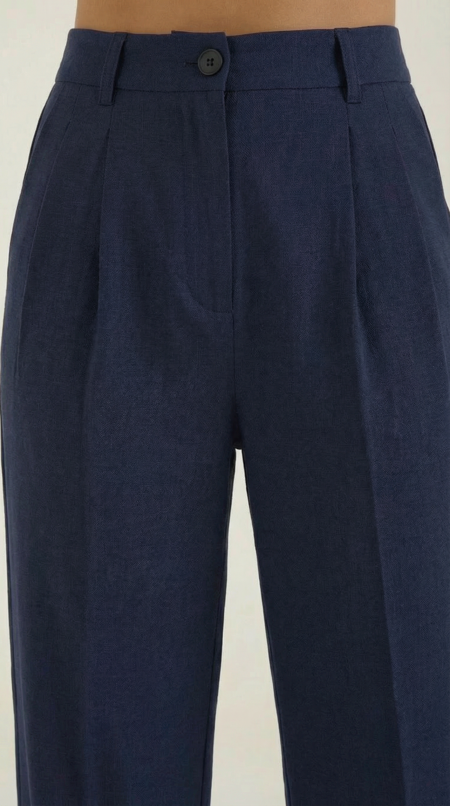 Pantalones de oficina de pierna ancha