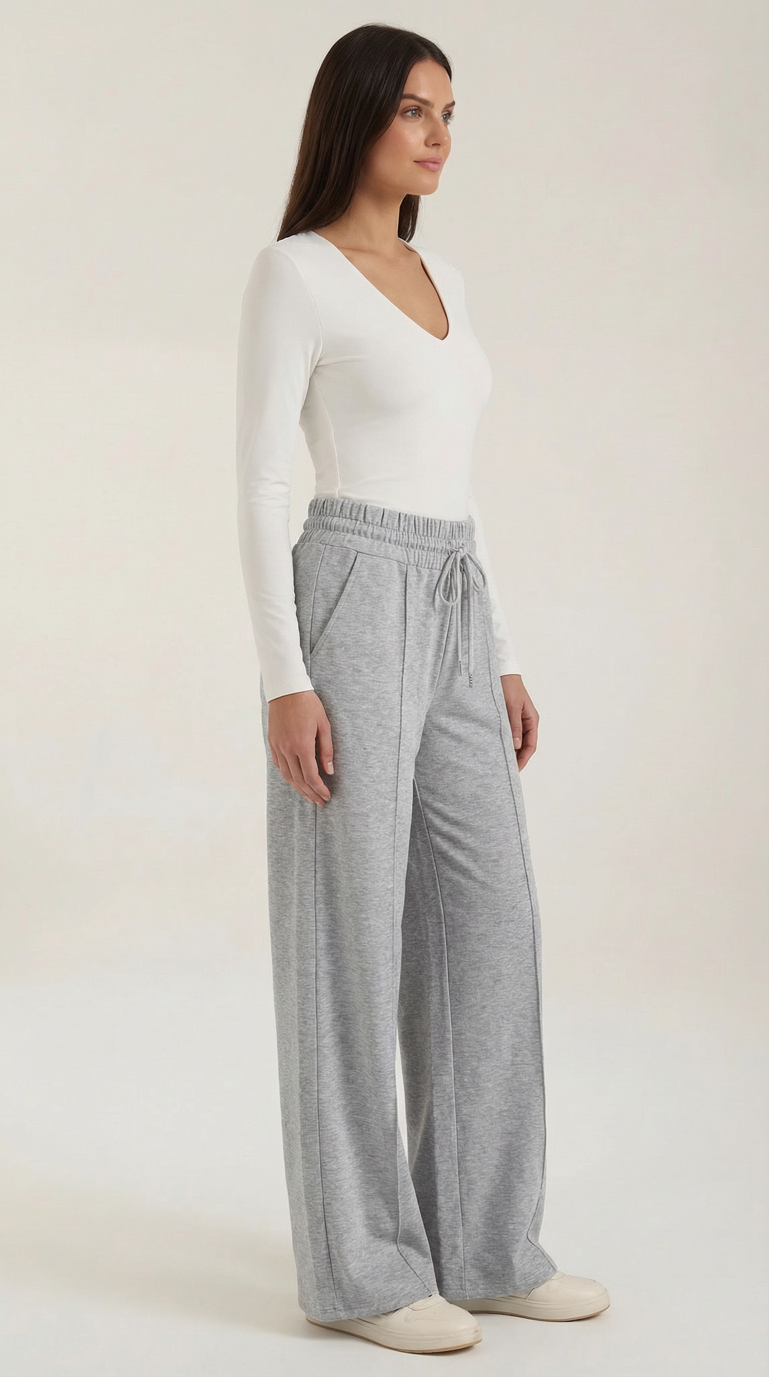 Pantalones ligeros de estilo vacacional